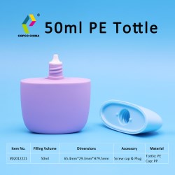 Extra-Wide 50ml PE Tottle Pack